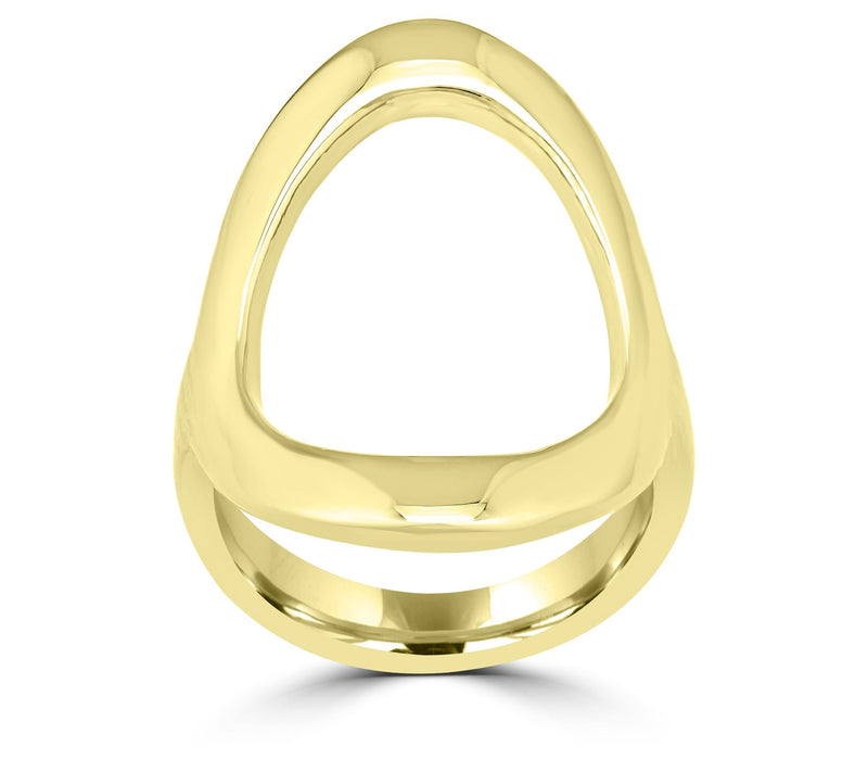 Steel by Design Open Oval Ring — View 5