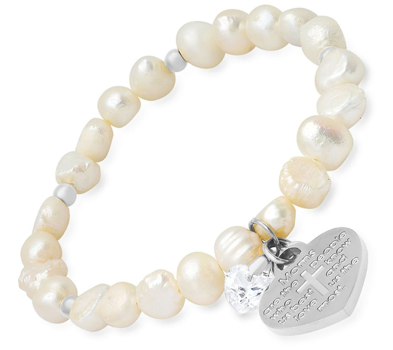 Steel by Design Swarovski Crystal Charm Bracelet — View 3