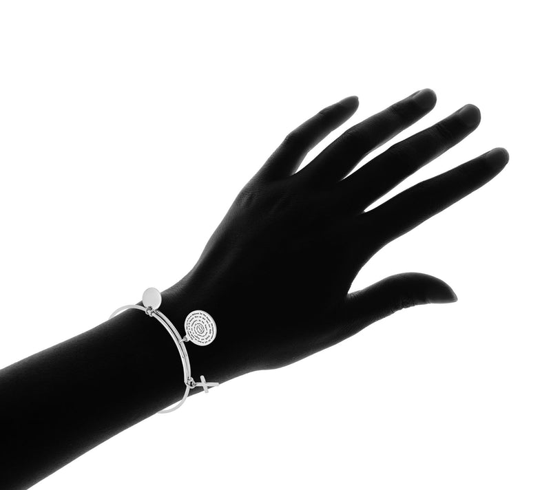 Steel by Design Our Father Prayer Charm Bracele t — View 6