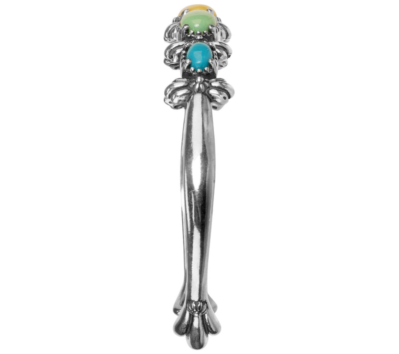 American West Sterling Rainbow Multi- Gemst oneCuff — View 2