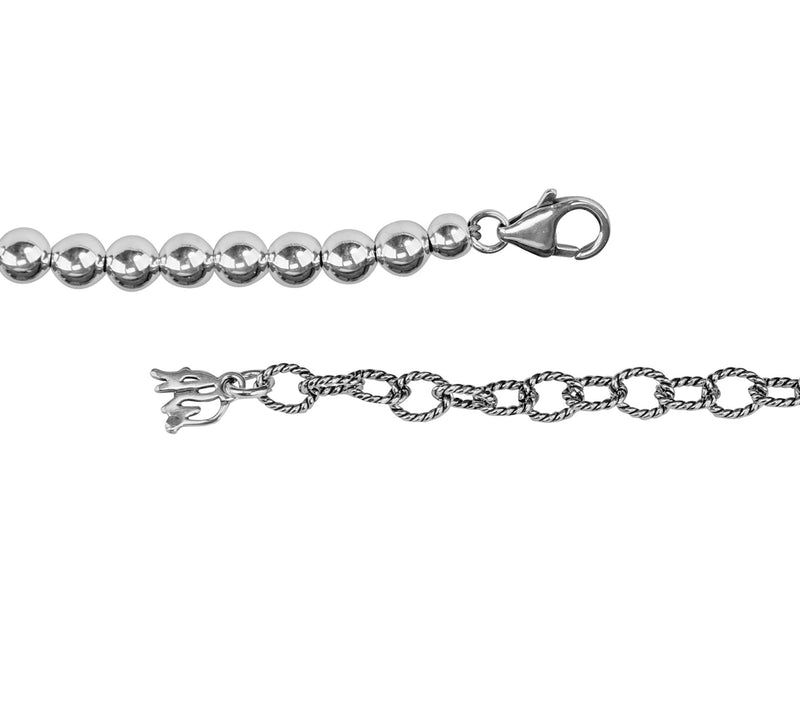 American West Sterling Gemstone Squash Blossom Necklace — View 15