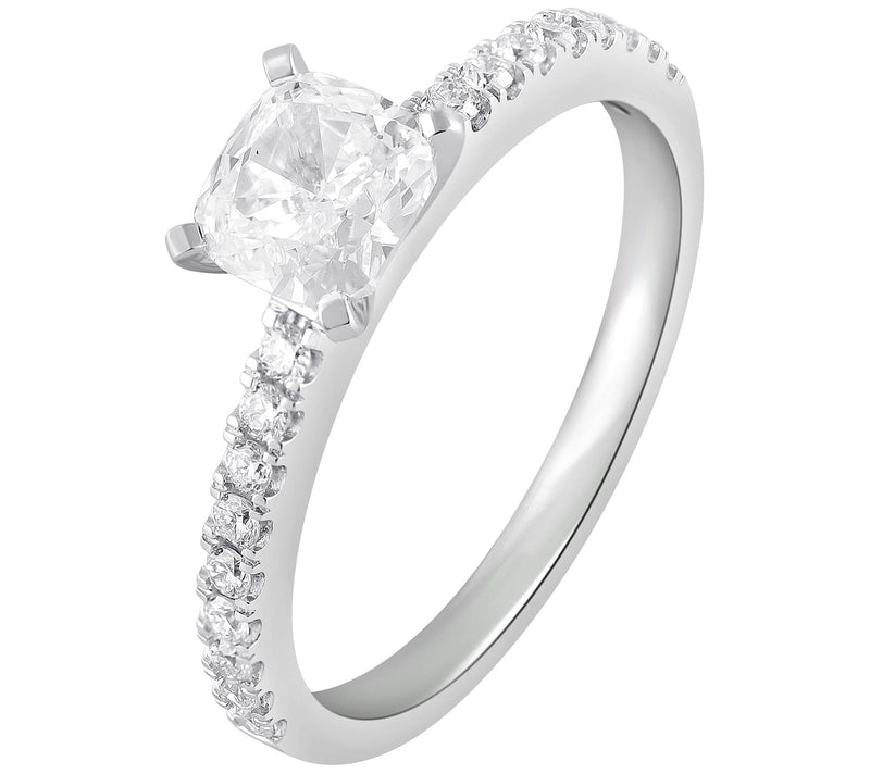 Fire Light Lab Grown Diamond 14K Gold Bridal Se t, 1.50cttw — View 3