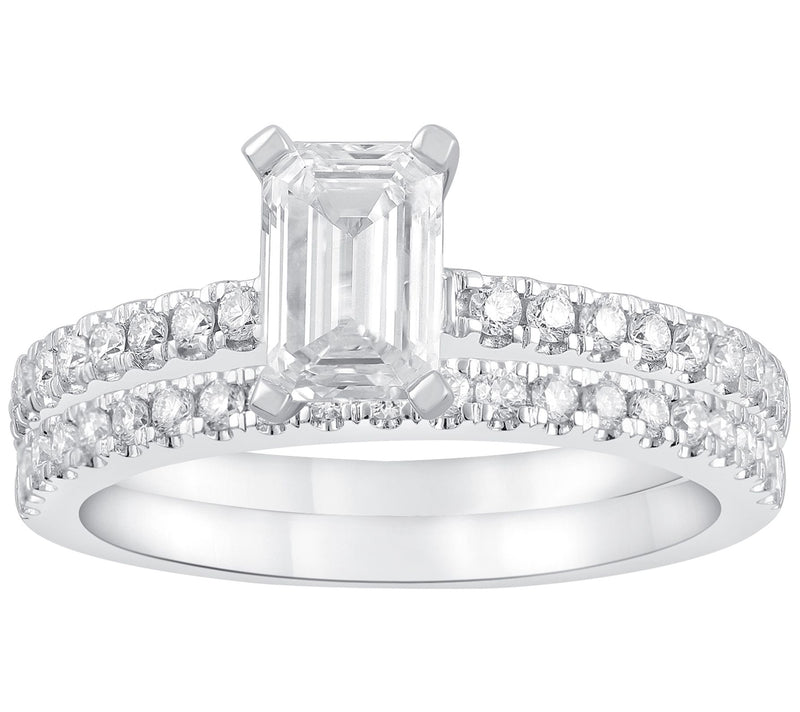 Fire Light Lab Grown 14K Diamond Bridal Set, 1. 50 cttw — Main view