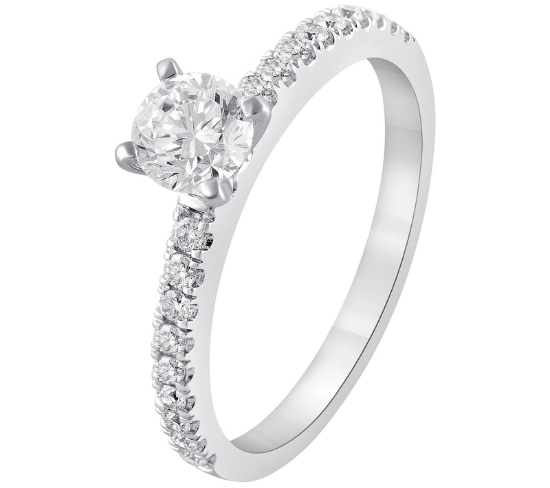 Fire Light Lab Grown Diamond 14K Gold Bridal Se t, 1.50cttw — View 3