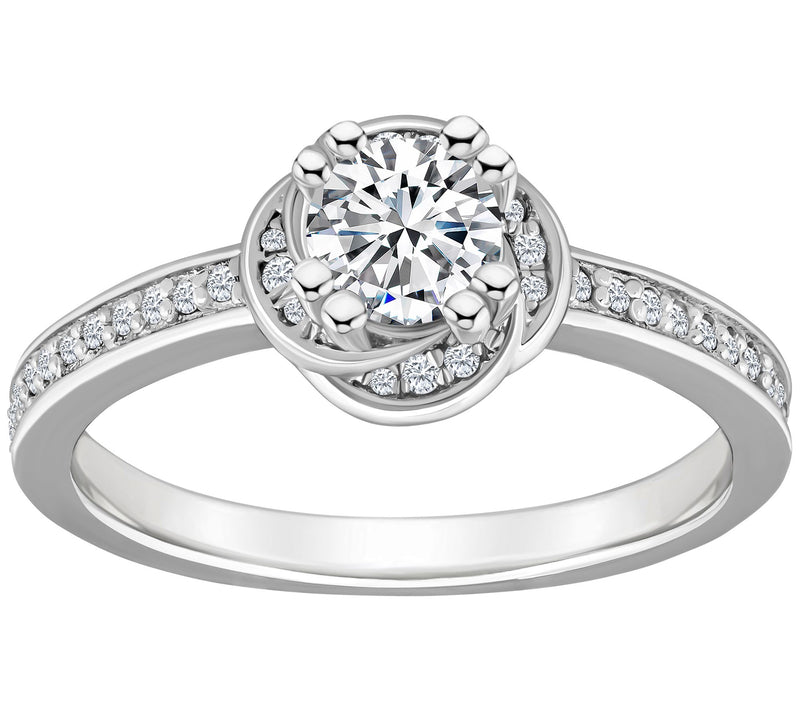 Affinity 0.70 cttw Diamond Halo Engagement Ring14K Gold — View 3