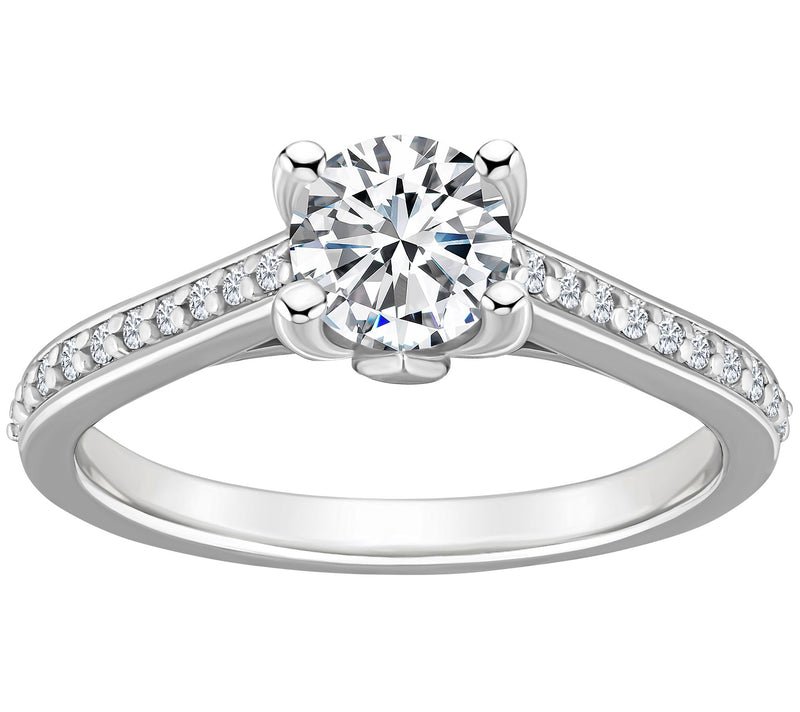 Affinity 0.90 cttw Diamond Engagement Rin g, 14K Gold — View 3