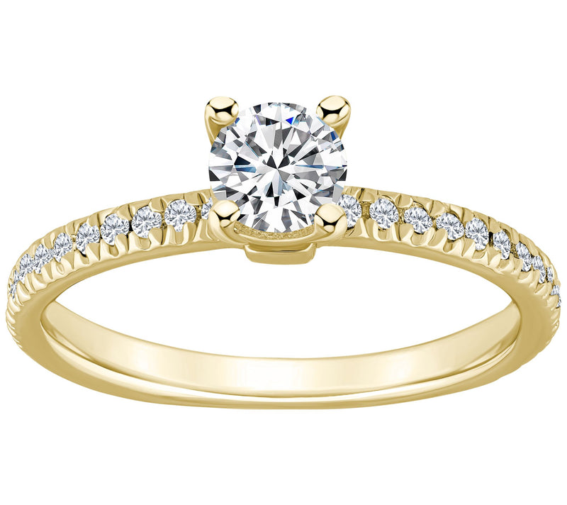 Affinity 0.80 cttw Diamond Engagement Rin g, 14K Gold — View 5