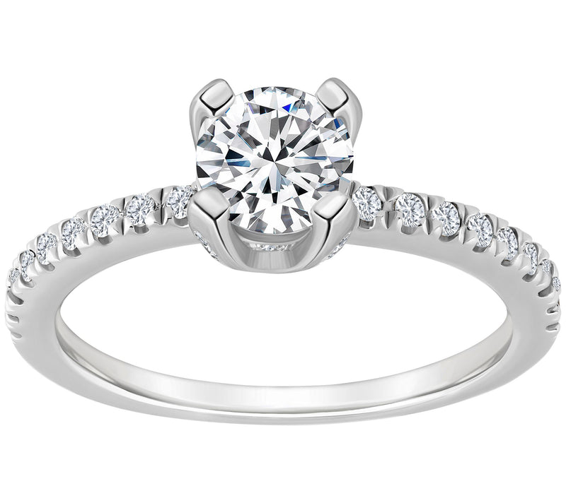 Affinity 1.00 cttw Diamond Engagement Rin g, 14K Gold — Main view