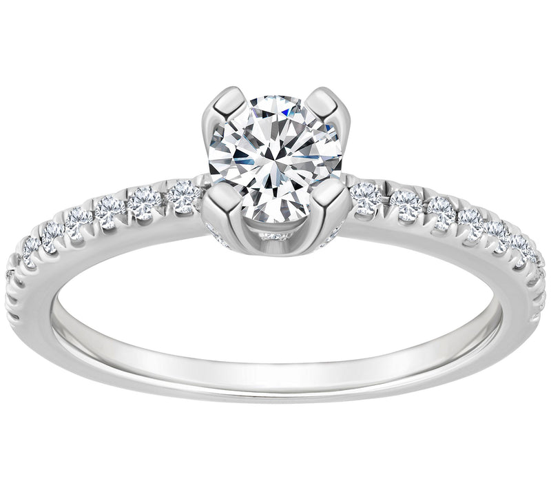 Affinity 0.75 cttw Diamond Engagement Rin g, 14K Gold — View 3