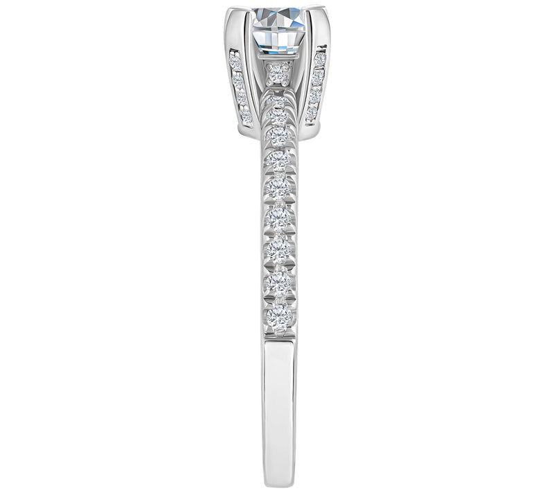 Affinity 0.75 cttw Diamond Engagement Rin g, 14K Gold — View 7