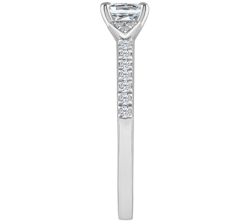 Affinity 0.65 cttw Diamond Engagement Rin g, 14K Gold — View 7
