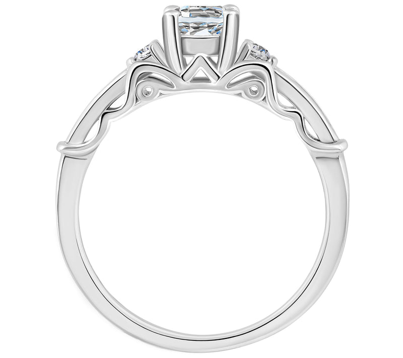 Affinity 0.50 cttw Diamond Engagement Rin g, 14K Gold — View 6