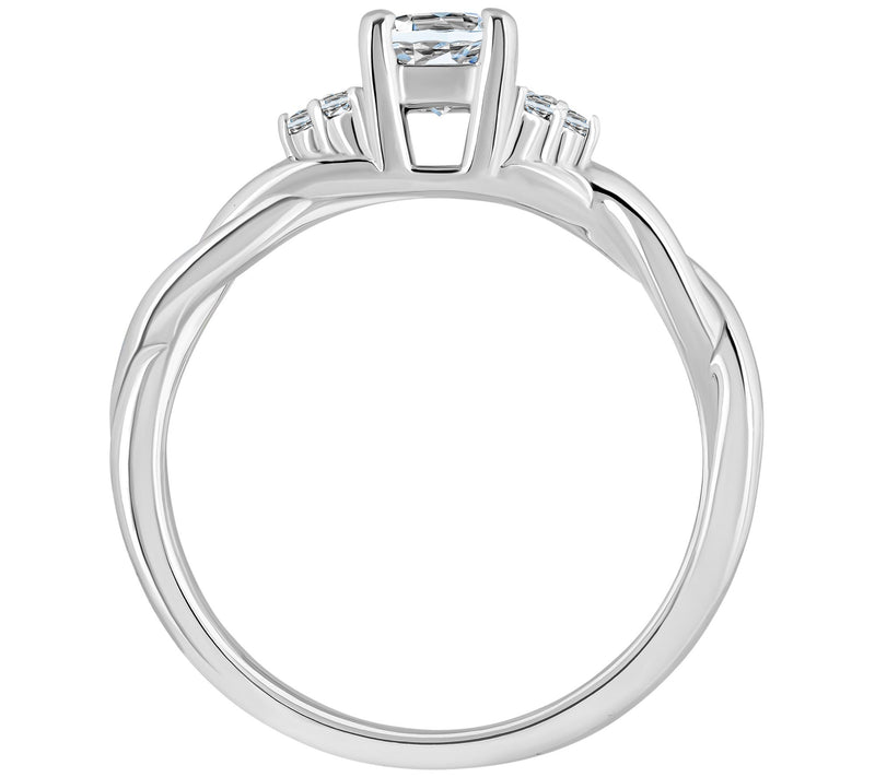 Affinity 0.55 cttw Diamond Engagement Rin g, 14K Gold — View 6