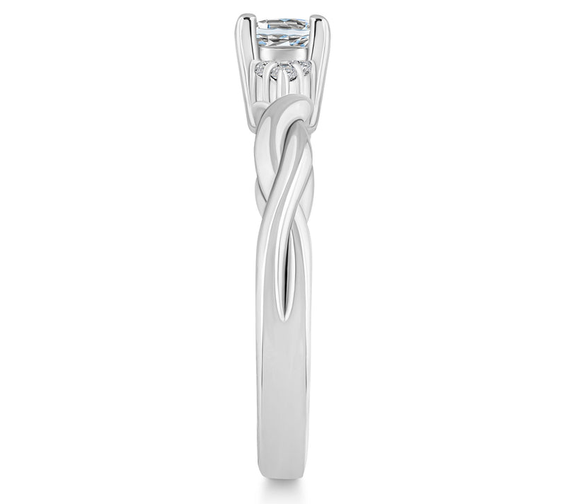 Affinity 0.55 cttw Diamond Engagement Rin g, 14K Gold — View 7