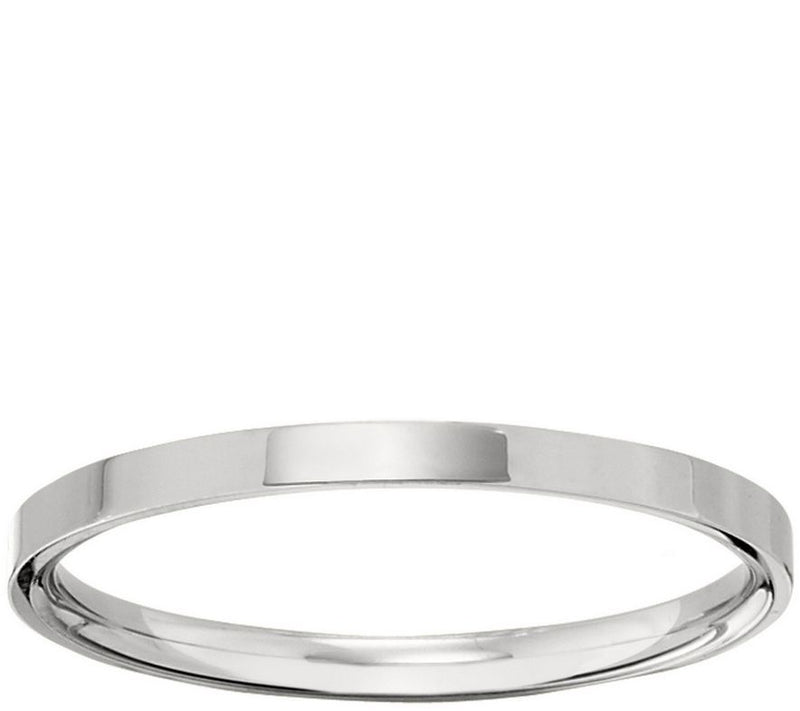 Women's Platinum 2.5mm Flat Comfort Fit WeddingBand — Main view