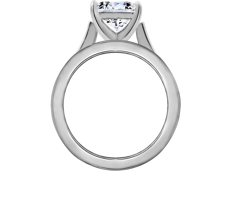 Diamonique 3.85 cttw Ring Set, Platinum Clad — View 2
