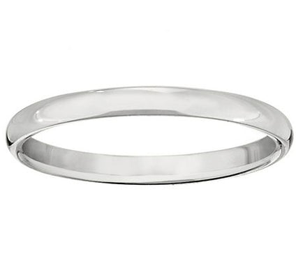Men's 14K White Gold 2mm Comfort Fit Wedding Band