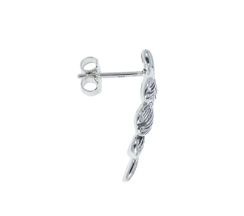 Hagit Sterling Branch & Leaf Earrings — View 2