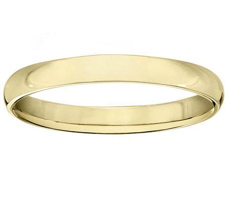 Men's 18K Yellow Gold 3mm High Polish Comfort Fit Wedding Ban — Main view