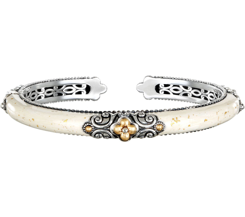 Barbara Bixby Sterling & 18K Enamel Cuff — View 5