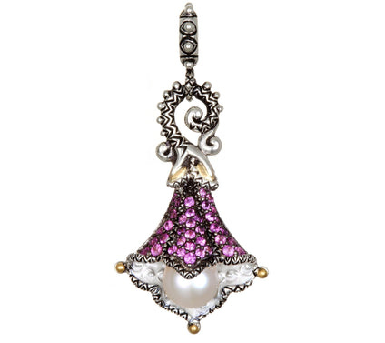 Barbara Bixby Sterling & 18K Pendant