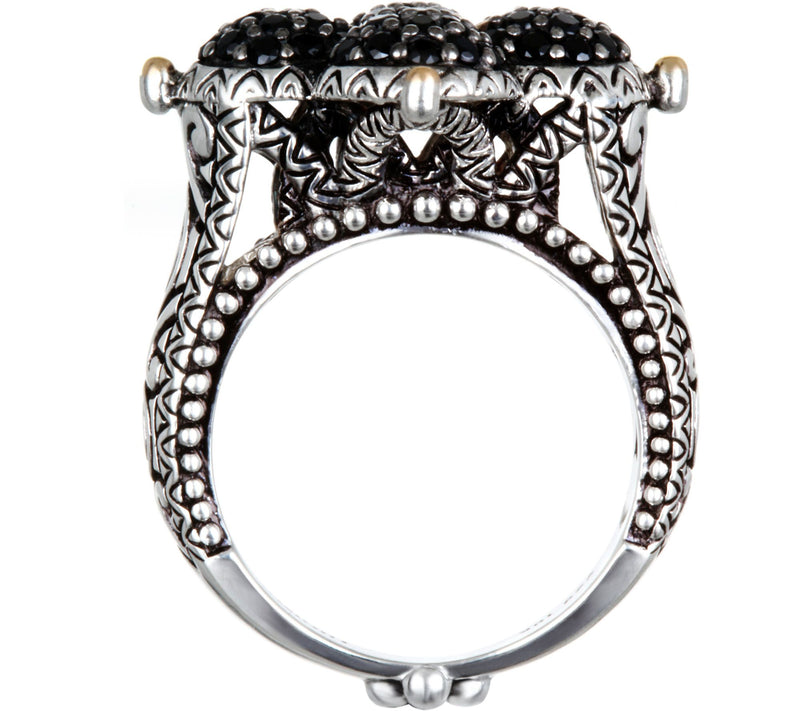 Barbara Bixby Sterling & 18K 1.00 cttw GemstoneRing — View 2