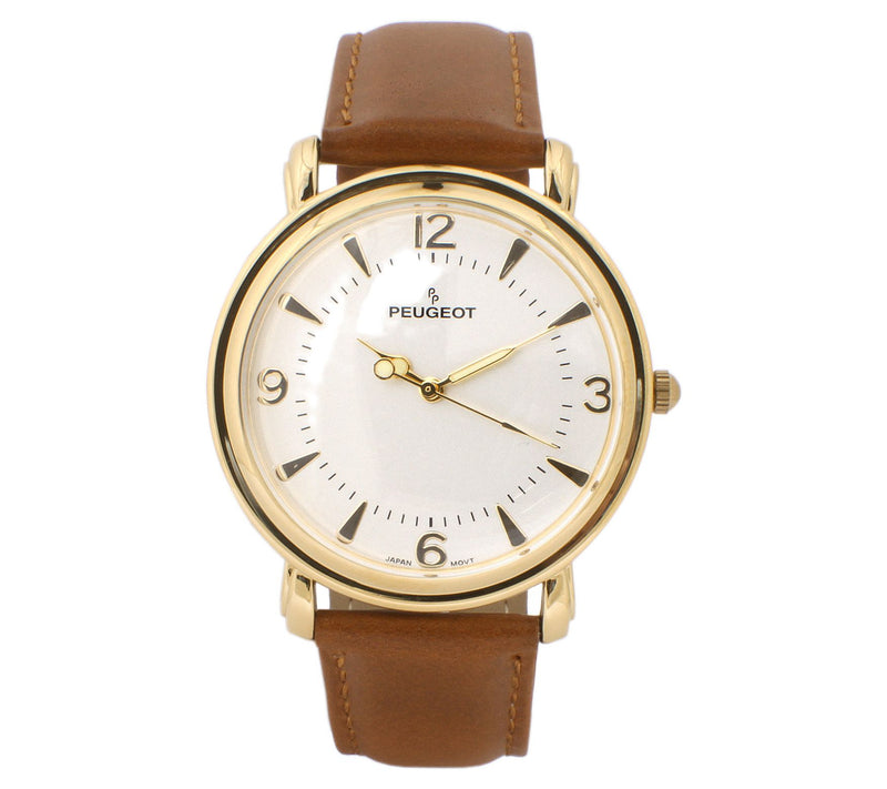Peugeot Men's Stainless Steel Domed Vintage Watch — View 5