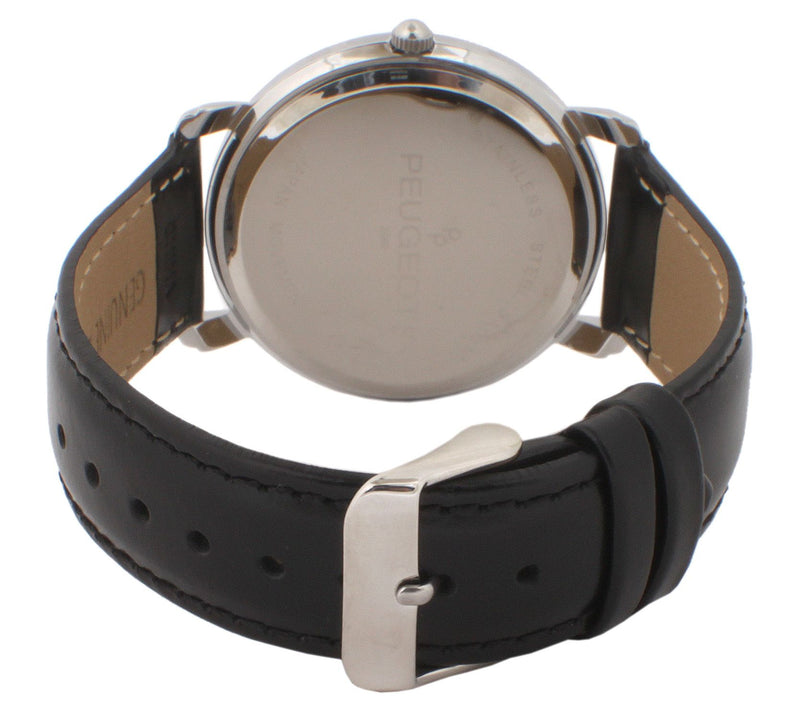 Peugeot Men's Stainless Steel Domed Vintage Watch — View 6