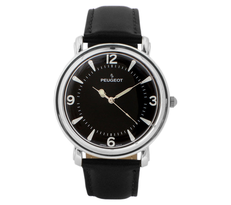 Peugeot Men's Stainless Steel Domed Vintage Watch — View 3