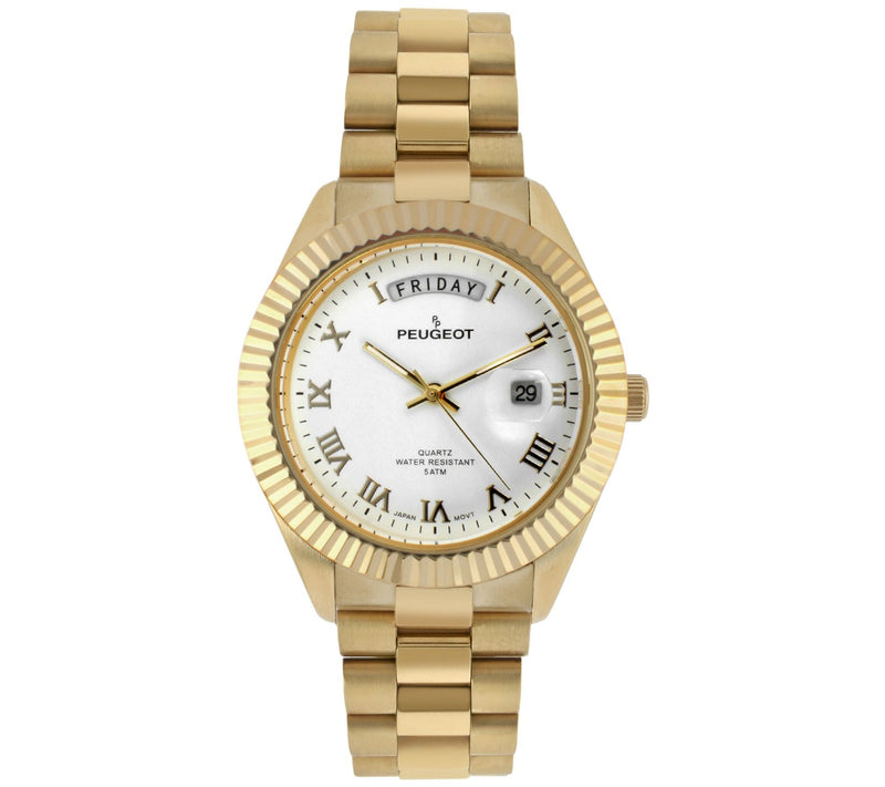 Peugeot Men's Stainless Bedford Bracelet Watch — View 5
