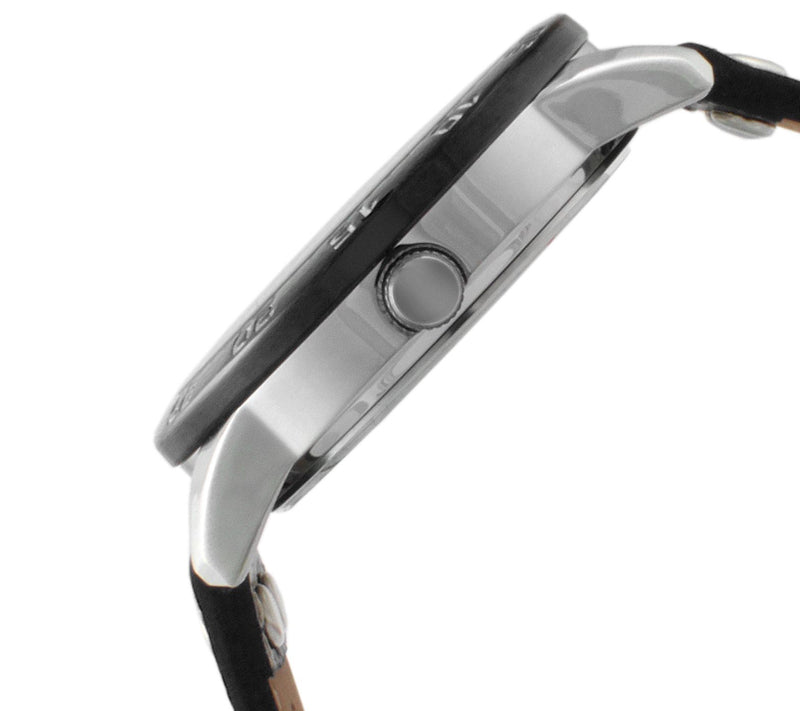 Peugeot Men's Stainless Aviator Sport Watch — View 8