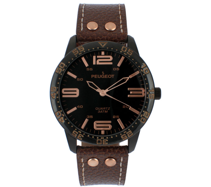Peugeot Men's Stainless Aviator Sport Watch — Main view