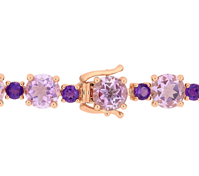 Sterling & 14K 24.65 cttw Multi-Gemstone TennisBracelet — View 2