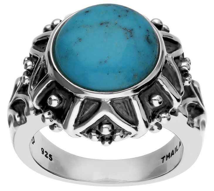 Elyse Ryan Sterling Silver Turquoise Ring — Main view