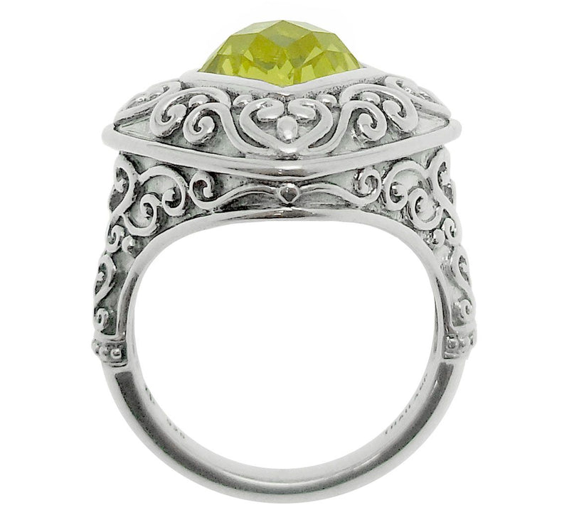 Elyse Ryan Sterling Silver 3.00 cttw Lemon Quartz Ring — View 2