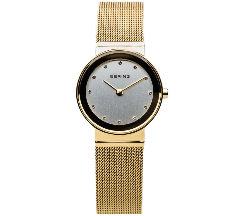 Bering Women's Goldtone Stainless Mesh BraceletWatch — Main view