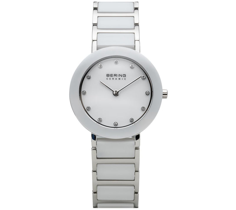 Bering Women's Stainless & White Ceramic Bracelet Watch — Main view