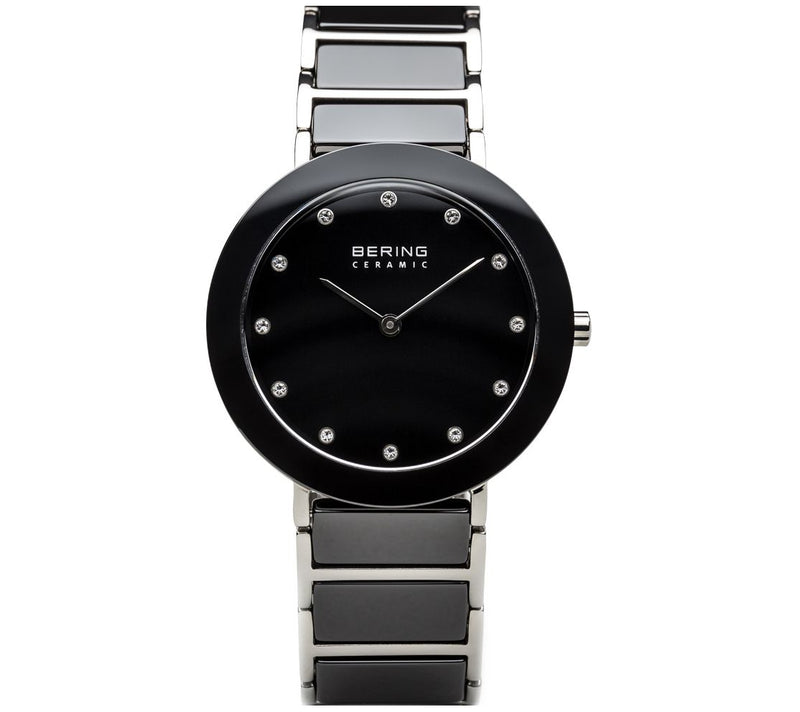 Bering Women's Stainless & Black Ceramic Bracelet Watch — Main view
