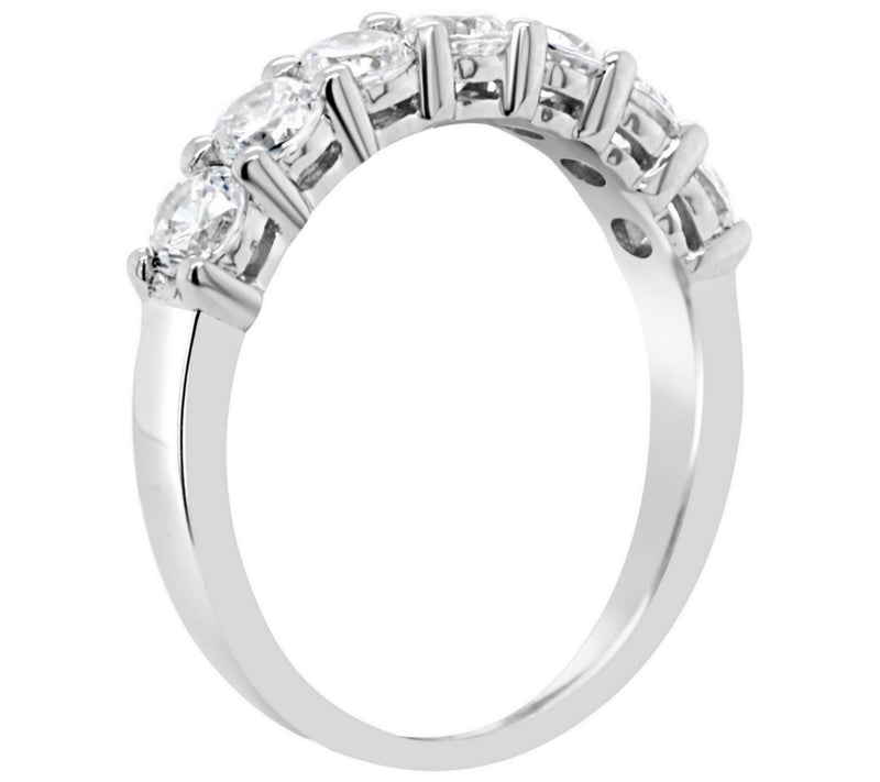 Affinity 1.00 cttw 7-Stone Diamond Band Ring, 14K Gold — View 6