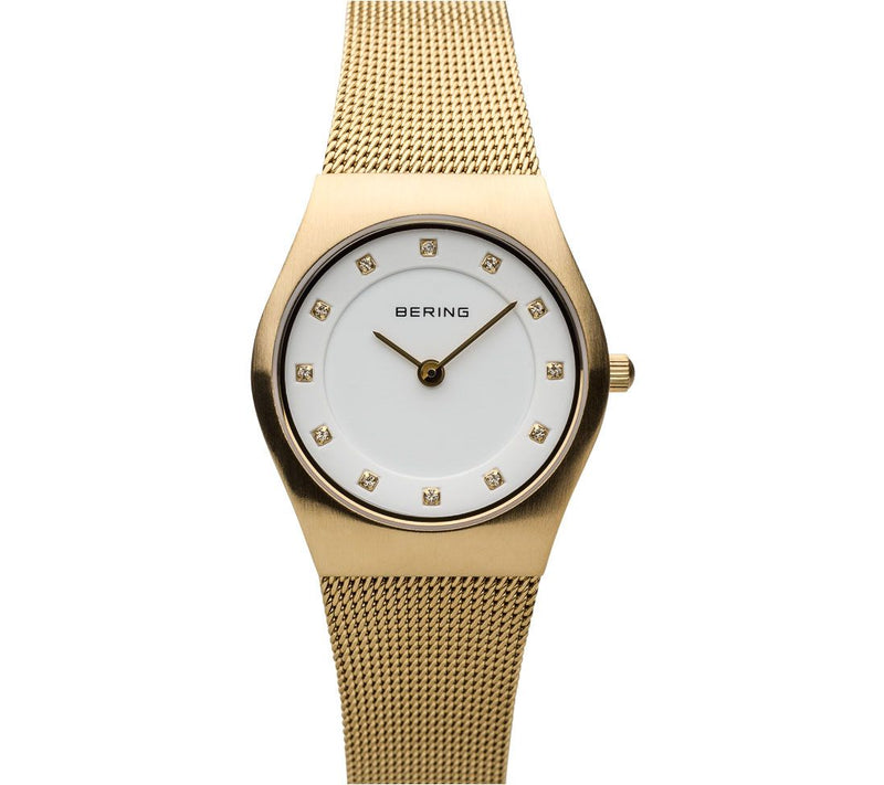 Bering Women's Goldtone Mesh Bracelet Watch — Main view