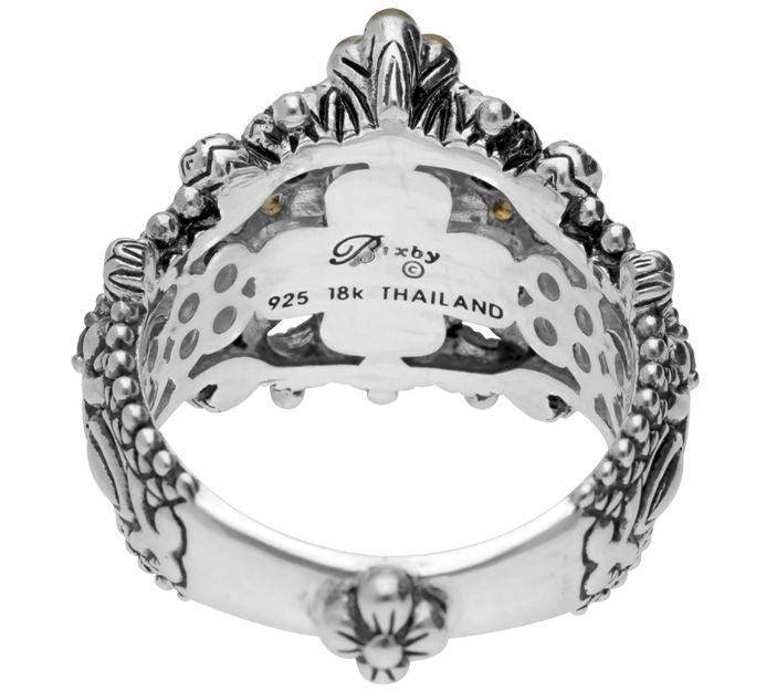 Barbara Bixby Sterling & 18K Gemstone Ring — View 4