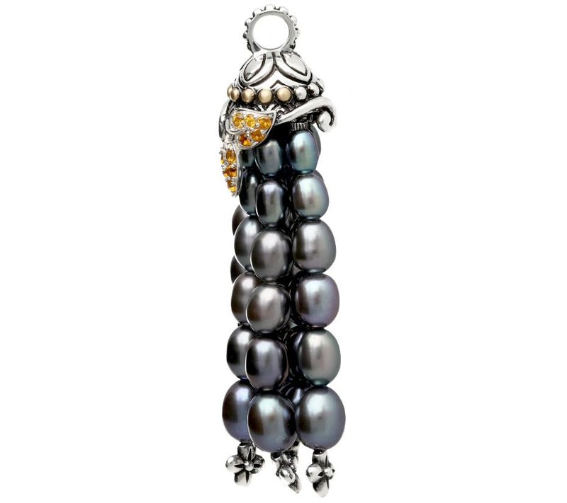 Barbara Bixby Cultured Pearl & Gemstone Tasselendant — View 14