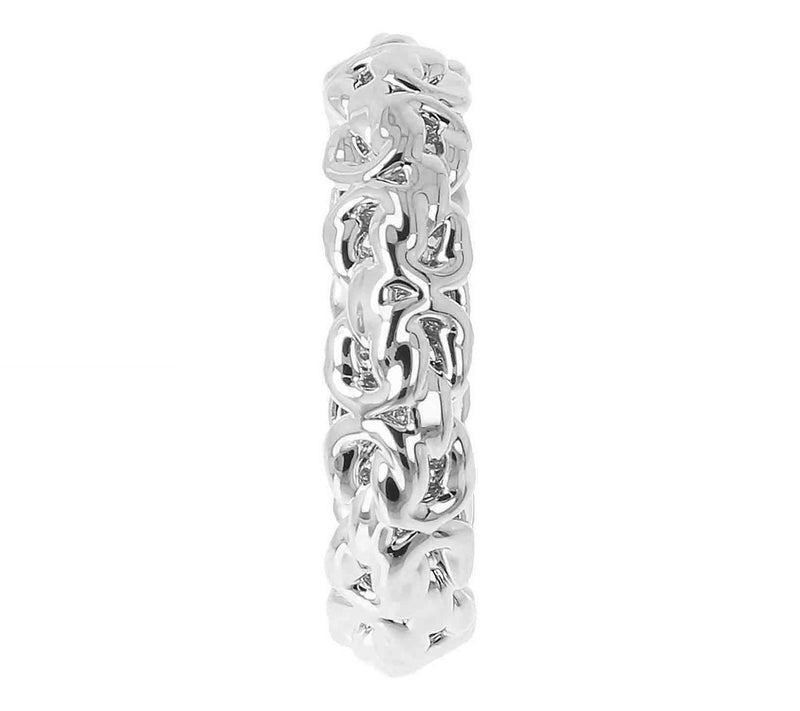 BellaOro Polished Byzantine Band Ring, 14K — View 7