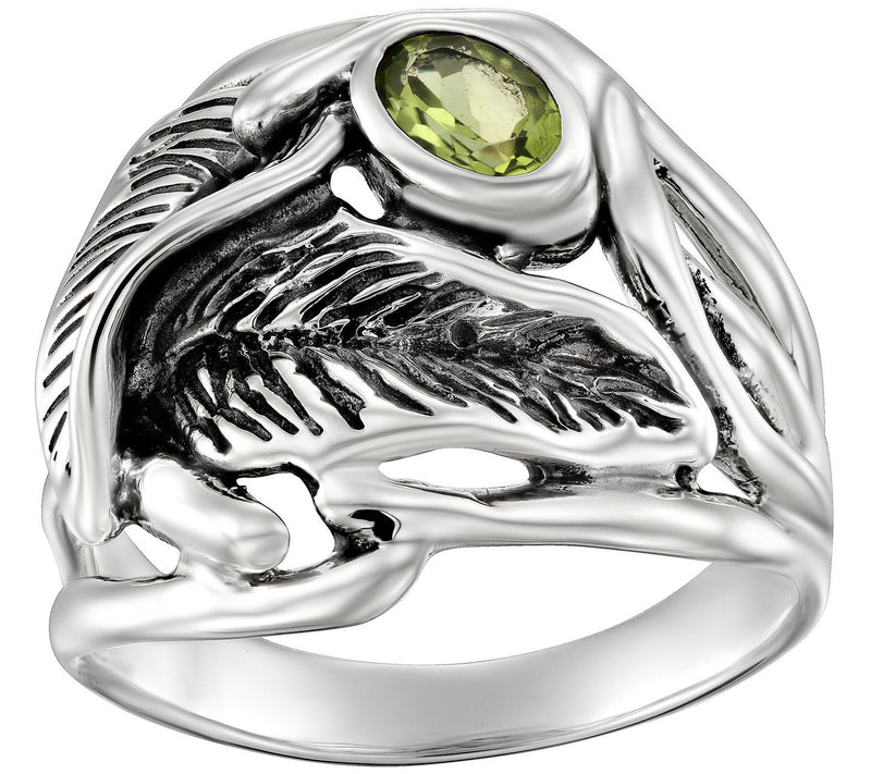 Hagit Sterling 0.50 ct Peridot Ring — View 3