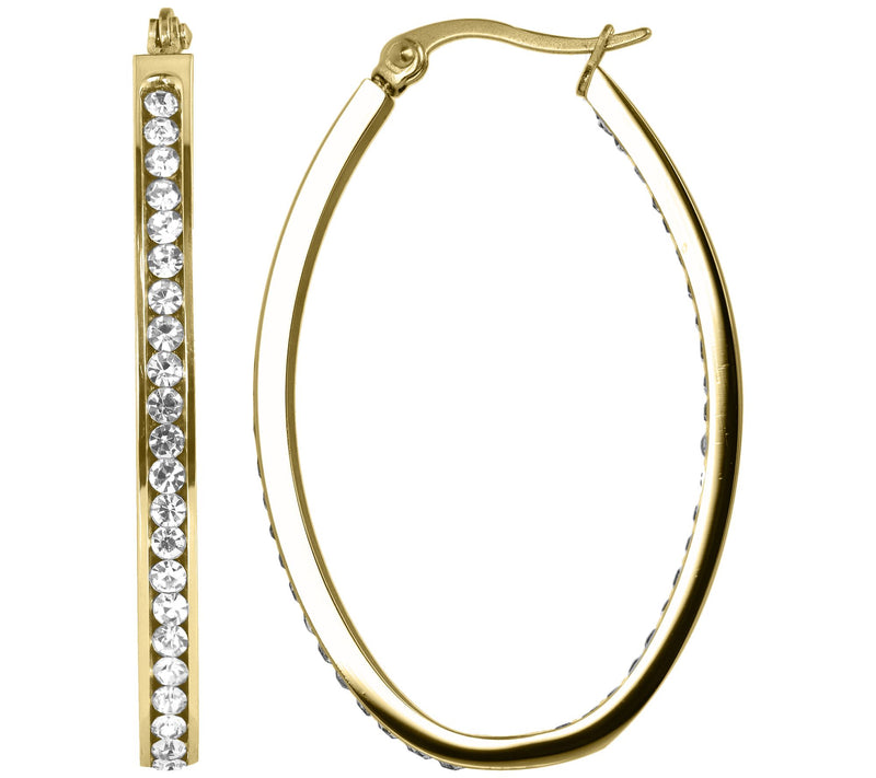 Steel by Design 1-1/2" Oval Inside Out Hoop — View 7