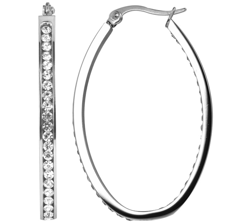 Steel by Design 1-1/2" Oval Inside Out Hoop — View 5