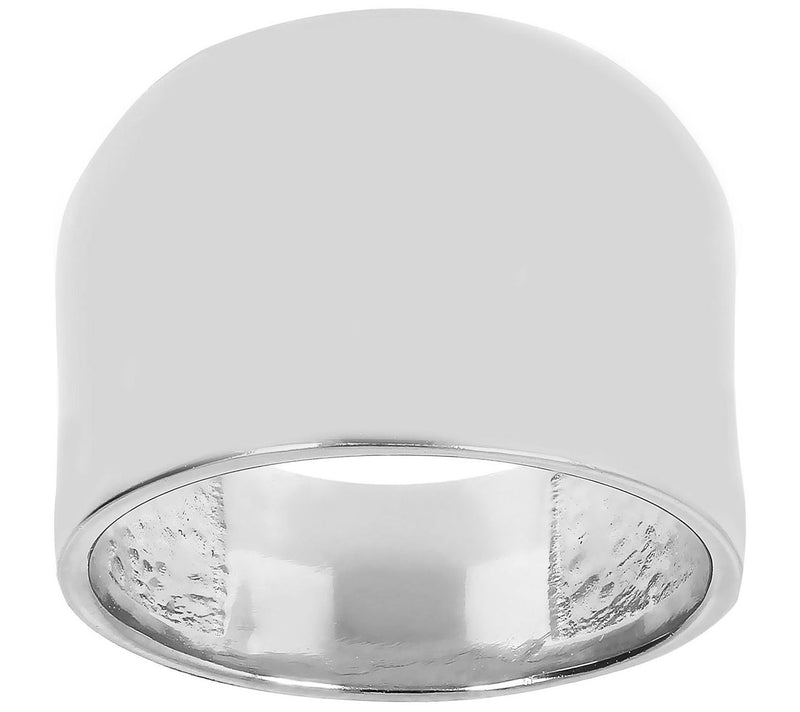 Bronzo Italia Graduated Polished Band Ring — View 5