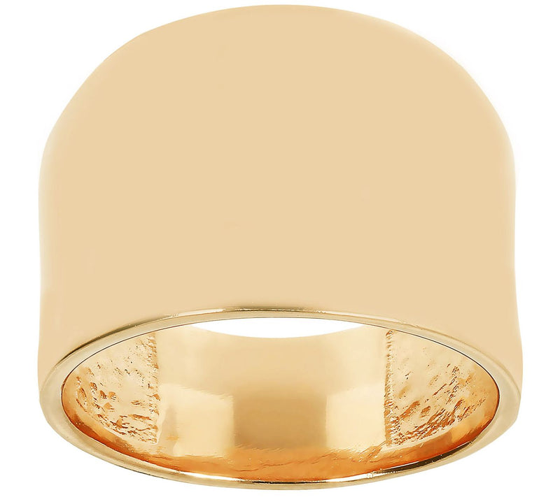 Bronzo Italia Graduated Polished Band Ring — View 7