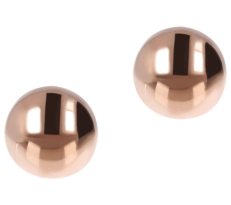 Veronese 18K Clad 12mm Round Bead Earrings — View 3