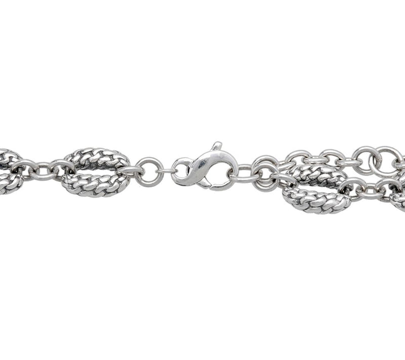 Tiffany Kay Studio Sterling Purl Knit Station N ecklace — View 4